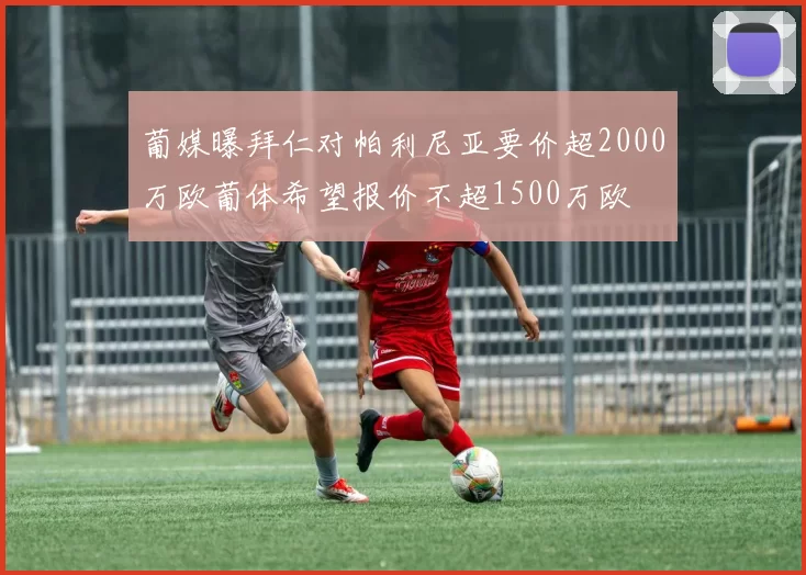 葡媒曝拜仁对帕利尼亚要价超2000万欧葡体希望报价不超1500万欧